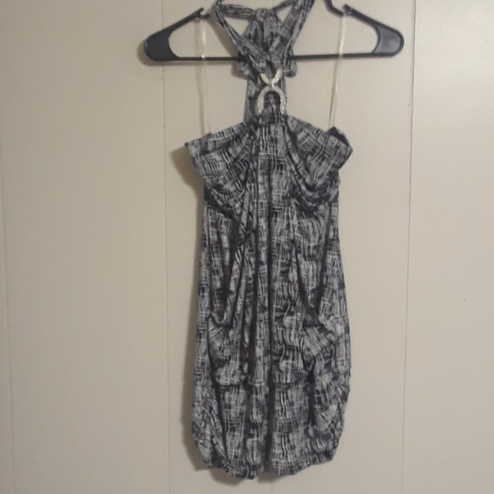 Sexy, clubbing halter top, ties behind neck